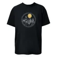 thumbnail image 1 of Castle Under The Full Moon Dark Night Sky Gothic Landscape Unisex T-Shirt, up to Size 5XL, 1 of 2