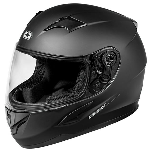Castle X, 35-9088, Youth Full Face Helmet - Single Lens - DOT Approved - CX360 - Solid Matte Black - X-Large