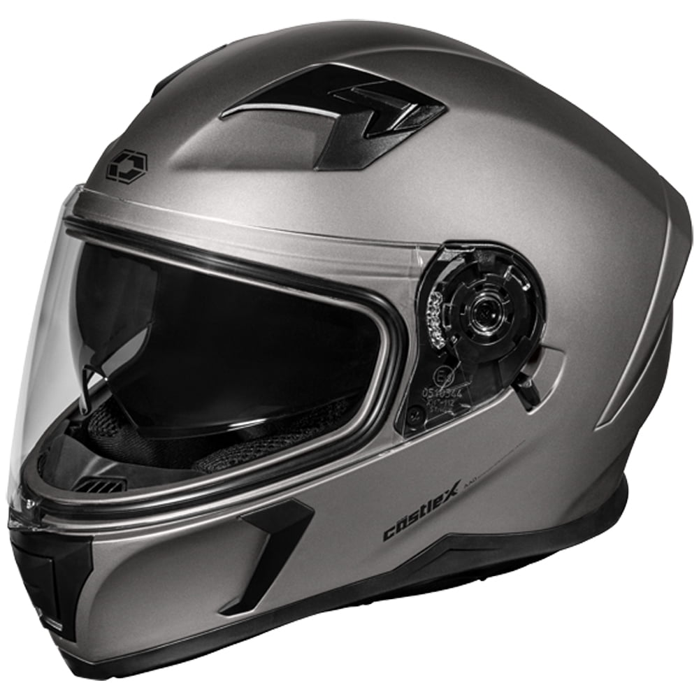 Castle X, 36-4039T, Adult Full Face Helmet - Single Lens - DOT Approved - CX390 SOLID - Matte Titanium, 3X-Large - Walmart.com Castle X, 36-4039T, Adult Full Face Helmet - Single Lens - DOT Approved - CX390 SOLID - Matte Titanium, 3X-Large - Walmart.com