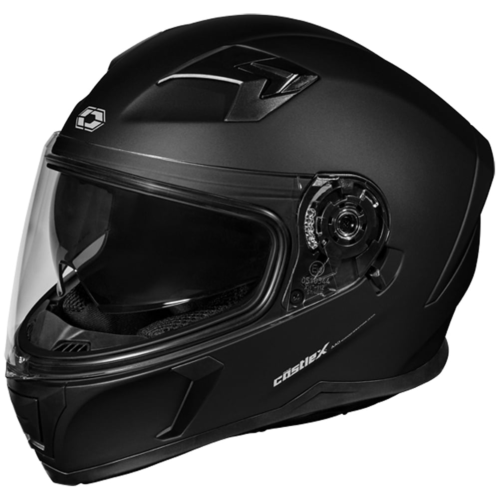 Castle X, 36-4079T, Adult Full Face Helmet - Single Lens - DOT Approved - CX390 SOLID - Matte Black, 3X-Large