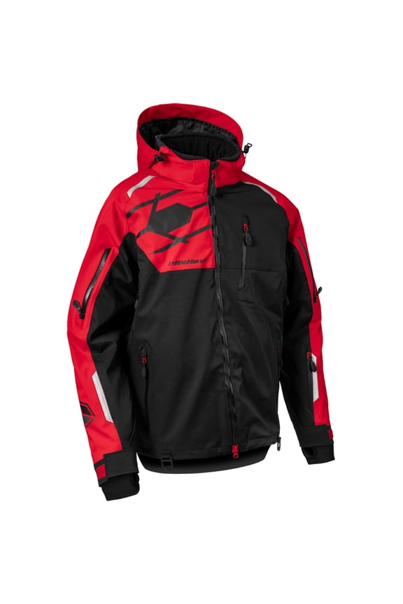 X Flex Mens Snow Jacket Red/Black MD