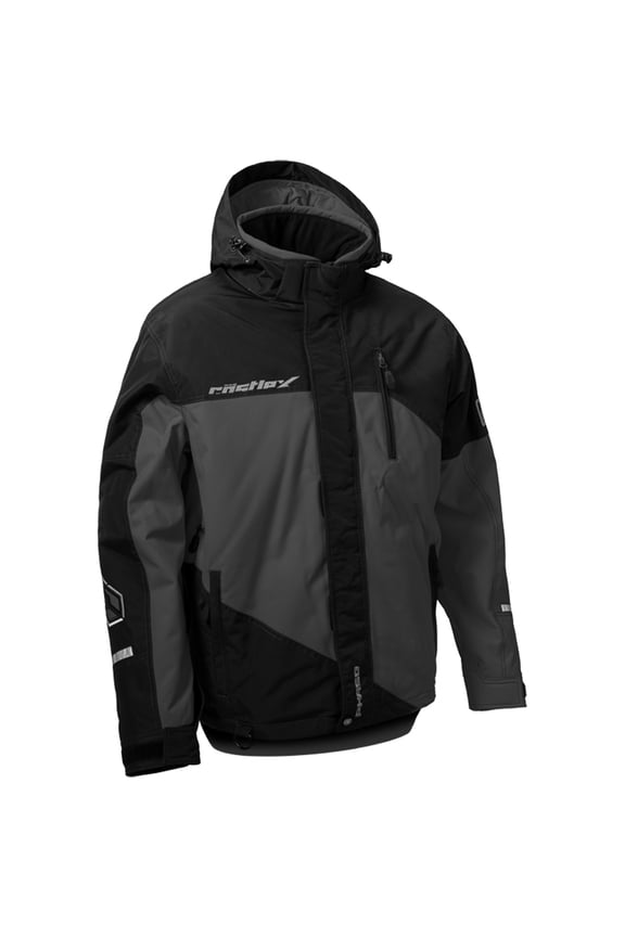 X Phase G4 Mens Snow Jacket Black/Charcoal MD
