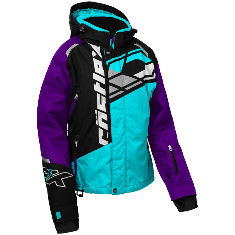 Castle X Polar G2 Womens Snow Jacket Black/Charcoal/Turquoise SM :  : Clothing, Shoes & Accessories
