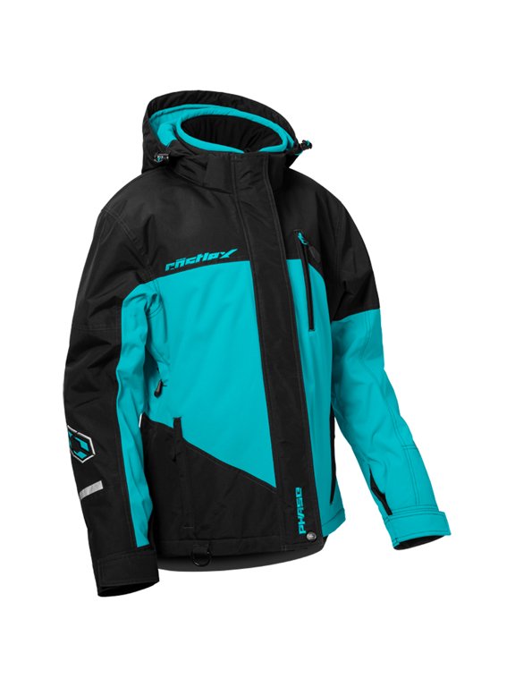 X Phase G4 Womens Snow Jacket Black/Turquoise LG