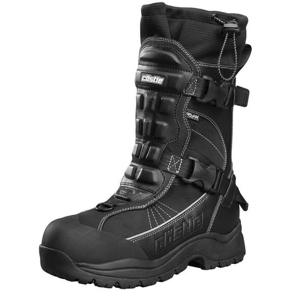 Castle X Barrier 2 Mens Snowmobile Boots Black/Gray 8 USA