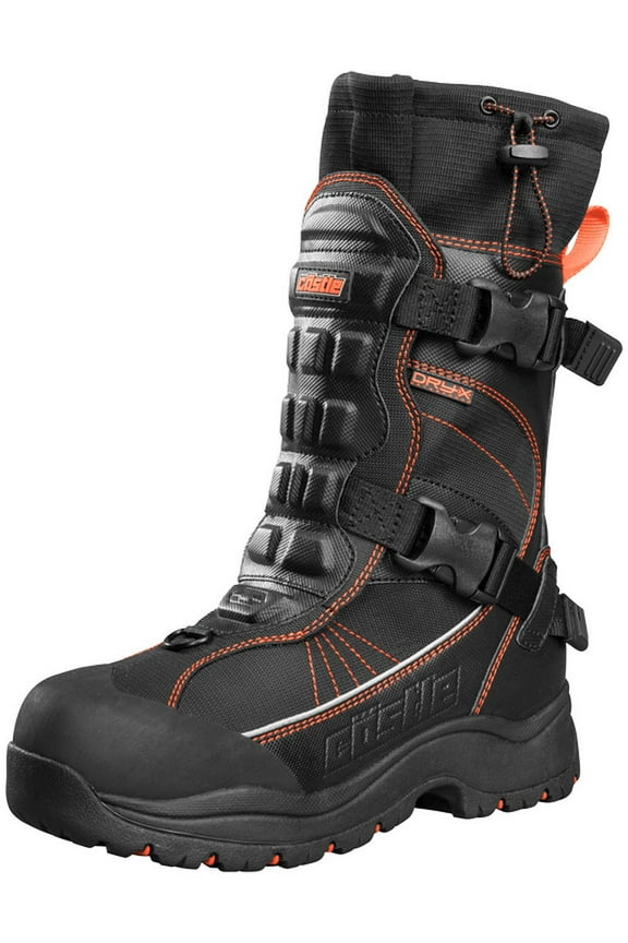 X Barrier 2 Mens Snowmobile Boots Orange