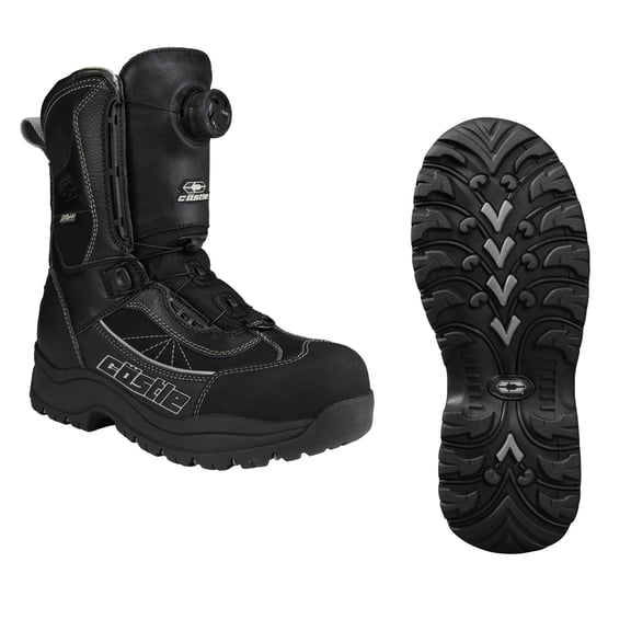 Castle X Charge Atop Mens Snow Boots Black 13 USA
