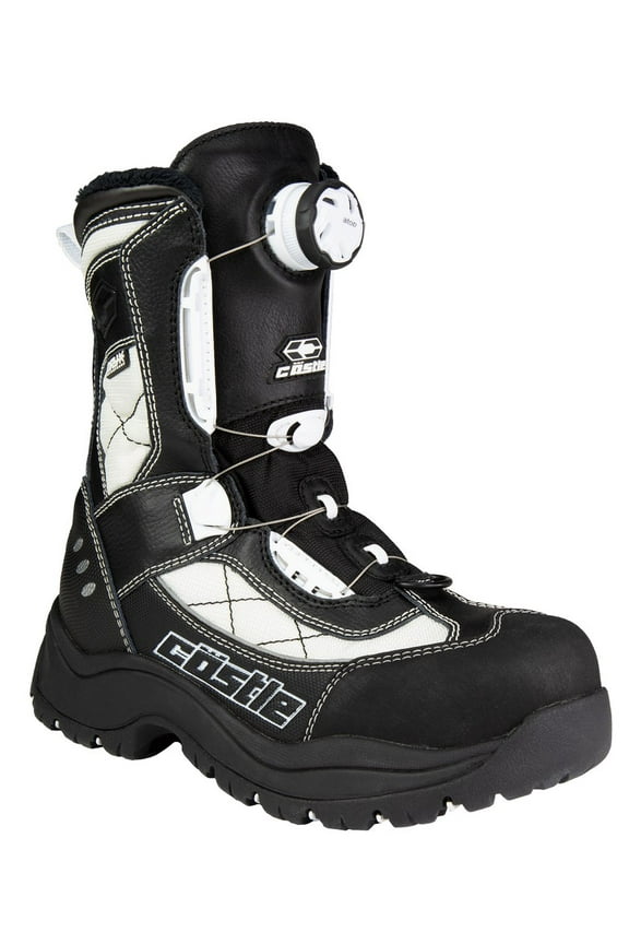 X Charge Atop Womens Snow Boots White/Black 9 USA