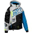 thumbnail image 1 of Castle X Code G5 Youth Snow Jacket Silver/Black/Process Blue LG, 1 of 2