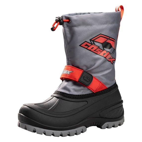Castle X Element Child Snow Boots Red/Gray 3