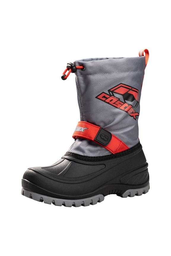 X Element Child Snow Boots Red/Gray 3