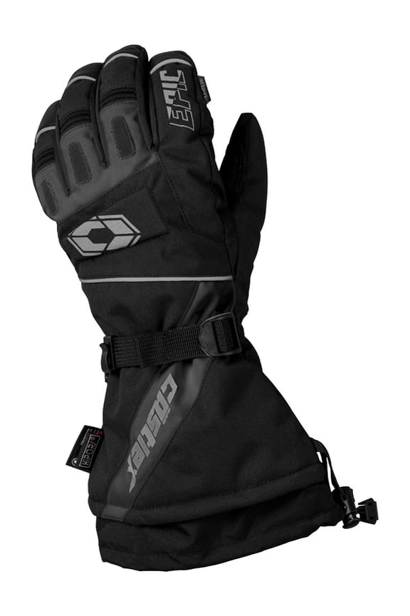 X Epic Plus Mens Snow Gloves Black/Charcoal XXL