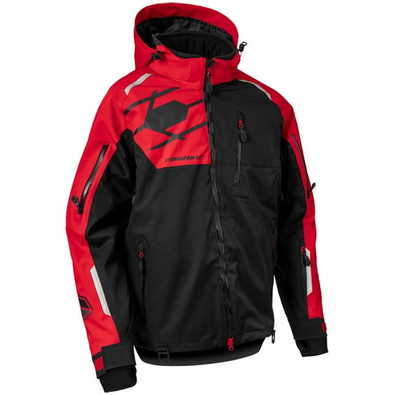 Castle X, 70-0388, Men's Flex Snowmobile Jacket - Red/Black, X-Large