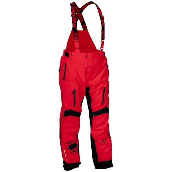Castle X Flex Mens Snow Pants/Bibs Red XL