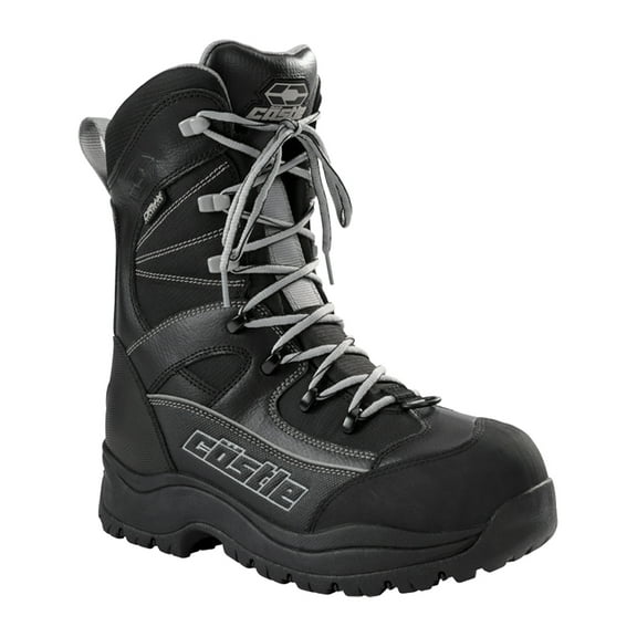 Castle X Force 2 Mens Snowmobile Boots Gray/Black 8 USA