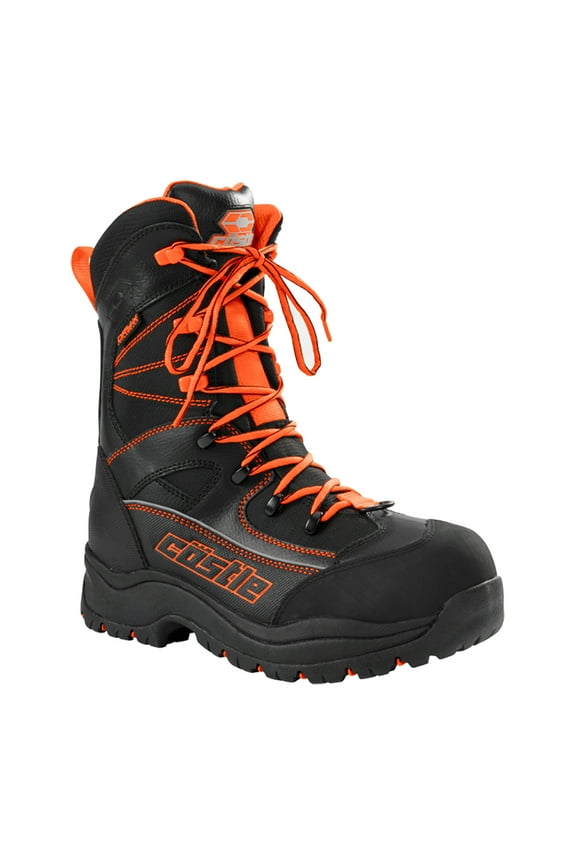 X Force 2 Mens Snowmobile Boots Orange/Black 10 USA