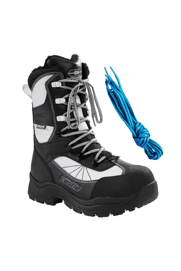 X Force 2 Womens Snowmobile Boots White/Black 10 USA
