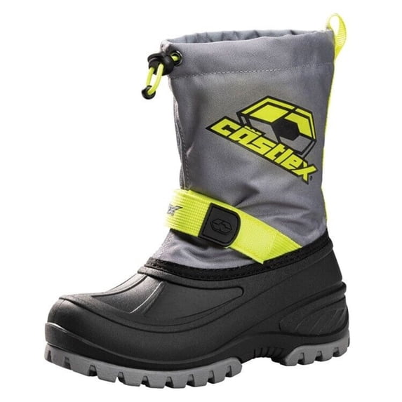 Castle X New Youth Size 6 Hi-Vi's/Gray Element Boot, 84-5146