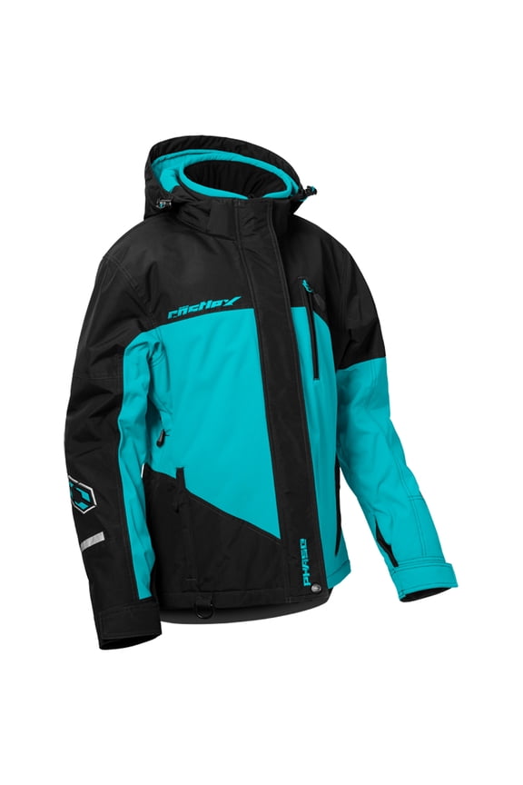 X Phase G4 Womens Snow Jacket Black/Turquoise XL