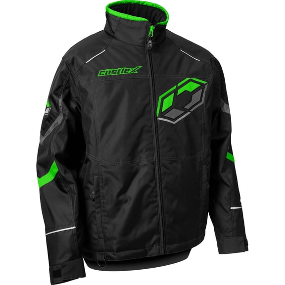 Castle X Platform G7 Mens Snow Jacket Black/Green 3XL