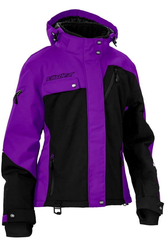 X Powder G3 Womens Snow Jacket Grape/Black SM