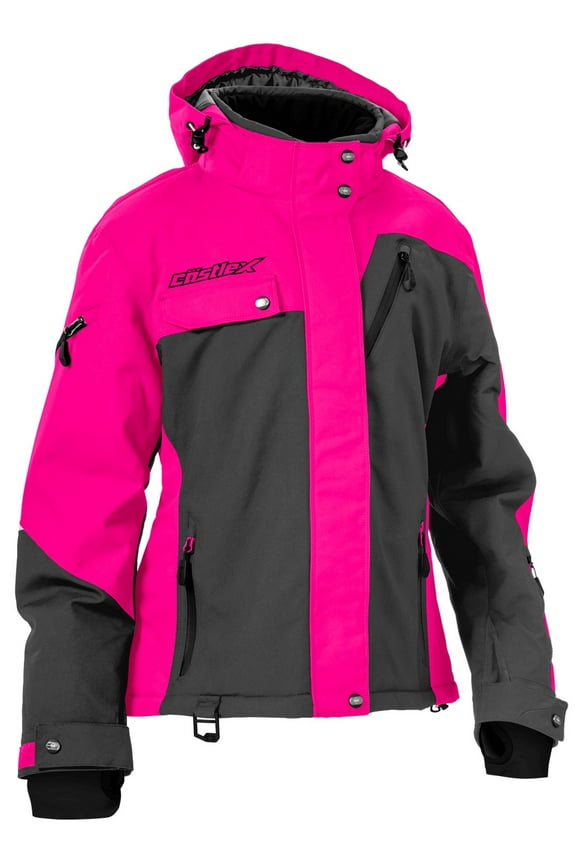 X Powder G3 Womens Snow Jacket Pink Glow/Charcoal XS