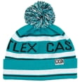 thumbnail image 1 of Castle X Rave Pom Pom Beanie Hat Turquoise, 1 of 1