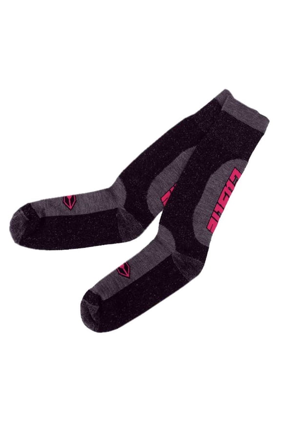 X Regulator Womens Winter Merino Blend Socks Gray/Pink MD