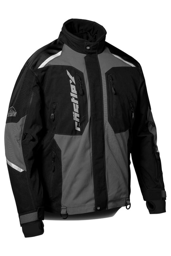 X Thrust G3 Mens Snow Jacket Charcoal/Silver/Black XXL