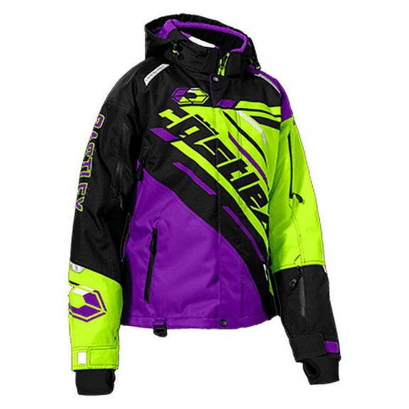 Castle X Women's React Floater Jacket Grape / Hi-Vis / Black Small (2025)