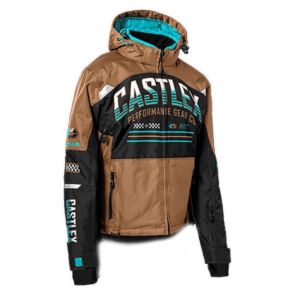 Castle X Women's Strike Jacket Wood / Turquoise / Black Large (2025)
