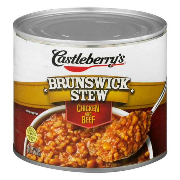 Castleberrys Brunswick Stew with Chicken and Beef, 20 oz Can Heat & Serve Southern-Style Meal