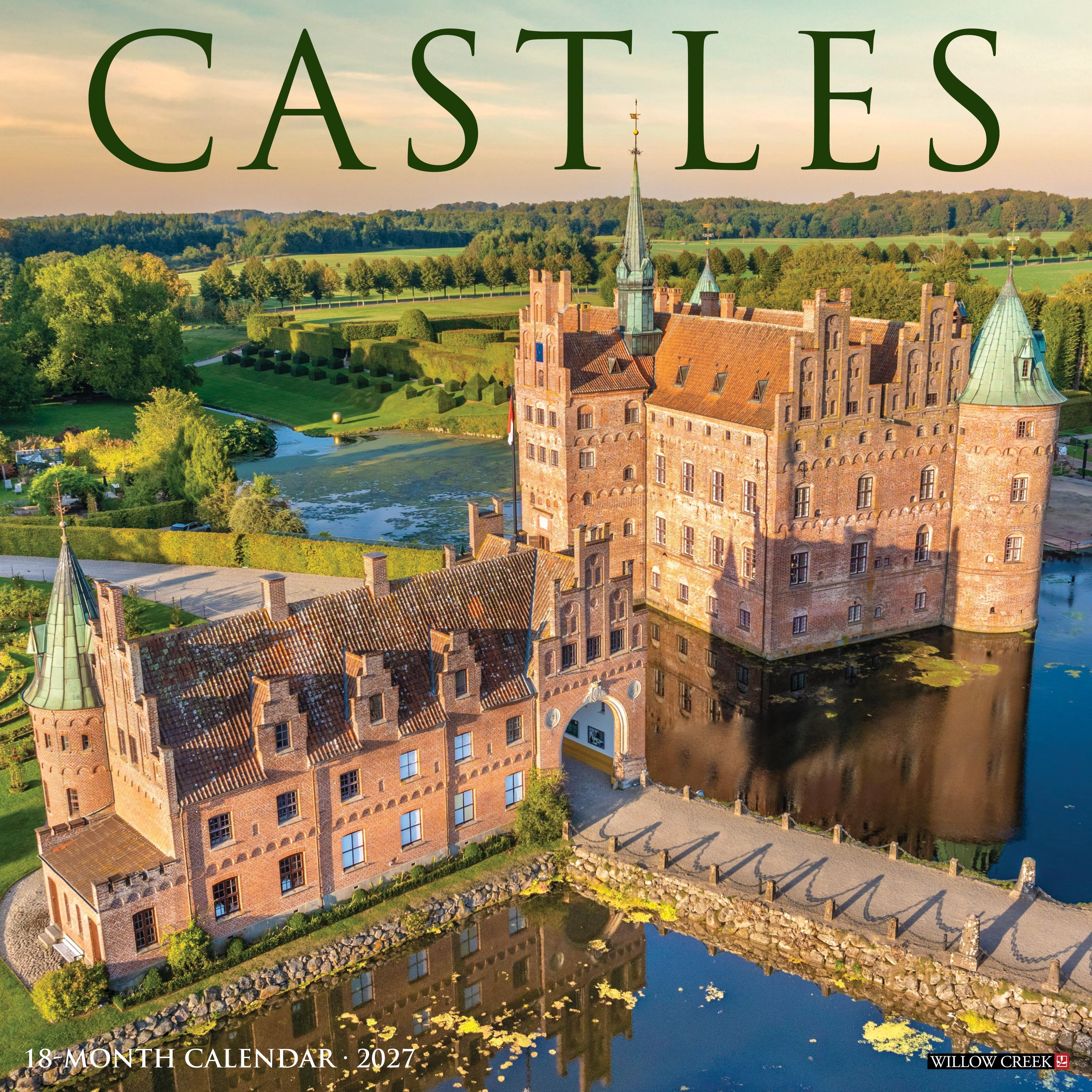 Willow Creek Press, Castles 2027 Wall Calendar