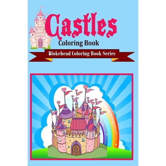 Castles Coloring Book (Paperback)(Large Print)