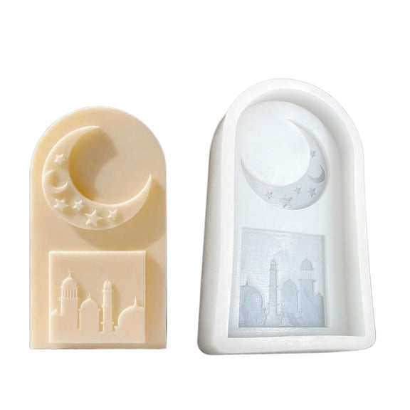 Castles Epoxy Resin Mold Nonstick Scented Silicone Mold Plasters Crafts Table Ornament Tool Fondant Mold