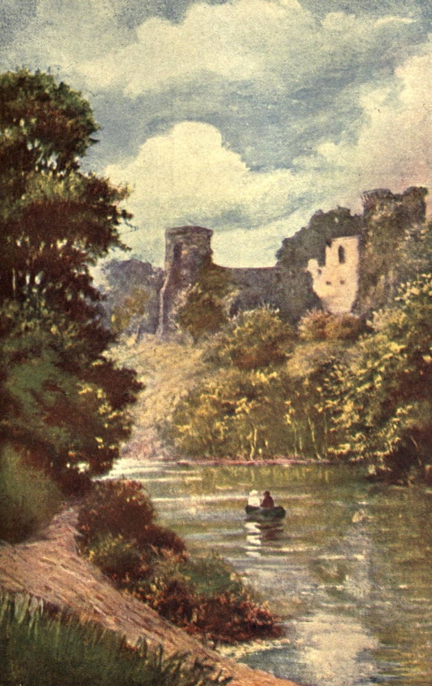 Castles & Keeps of Scotland 1907 Bothwell Castle Canvas Art - Unknown (24 x 36)