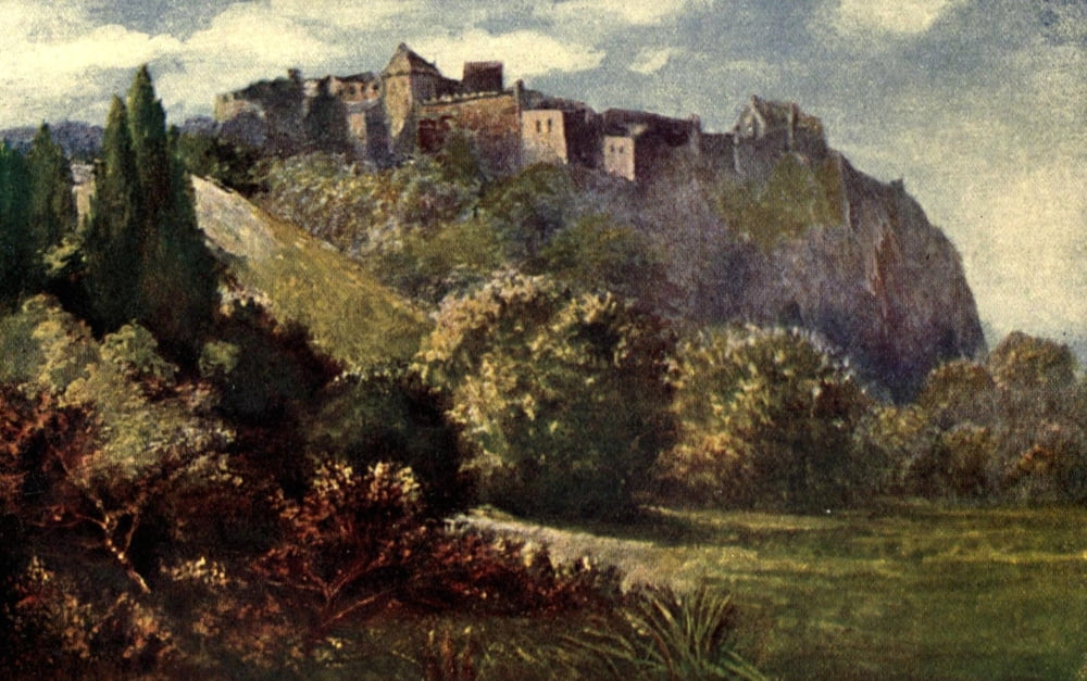 Castles & Keeps of Scotland 1907 Edinburgh Castle Canvas Art - Unknown (18 x 24)