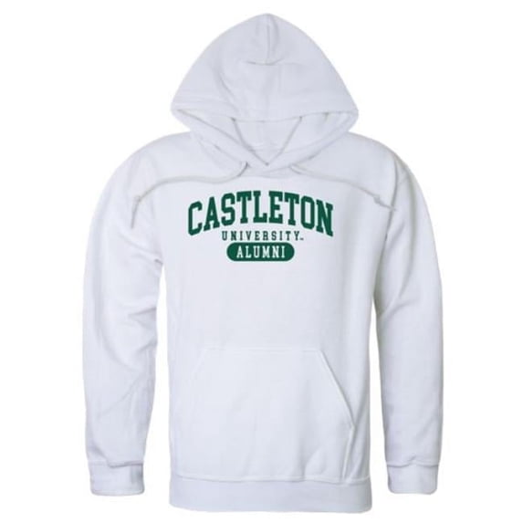 Castleton University Spartans Alumni Hoodie, White - Large