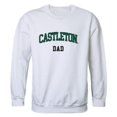 thumbnail image 1 of Castleton University Spartans Dad Crewneck Sweatshirt, White - Extra Large, 1 of 1