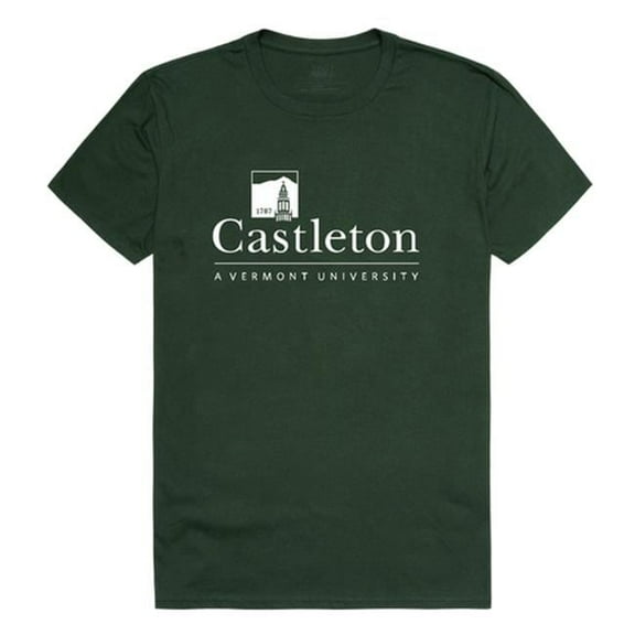 Castleton University Spartans Institutional T-Shirt, Forest Green - Small