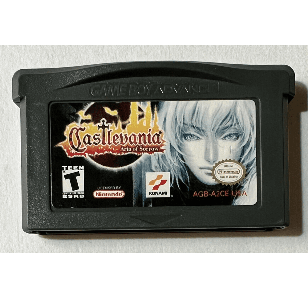 Castlevania: Aria of Sorrow - Game Boy Advance - Game Cartridge