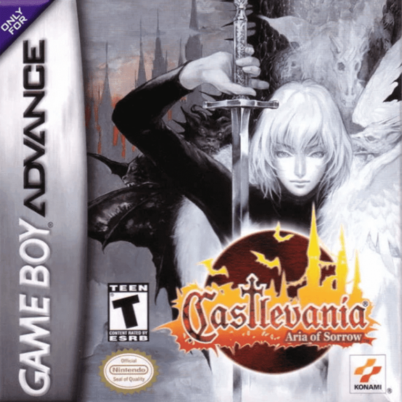 Castlevania: Aria of Sorrow Games Cartridge Card for GBA/GBASP/NDS/IDS/NDSL/IDSL, US Version