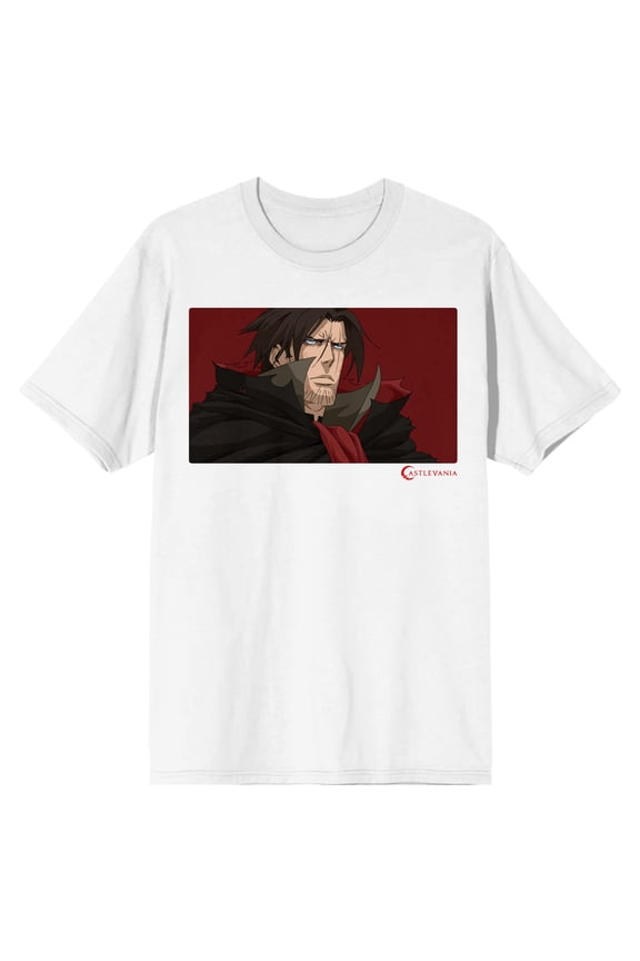 Castlevania Trevor Belmont Men's White T-shirt - 5XL