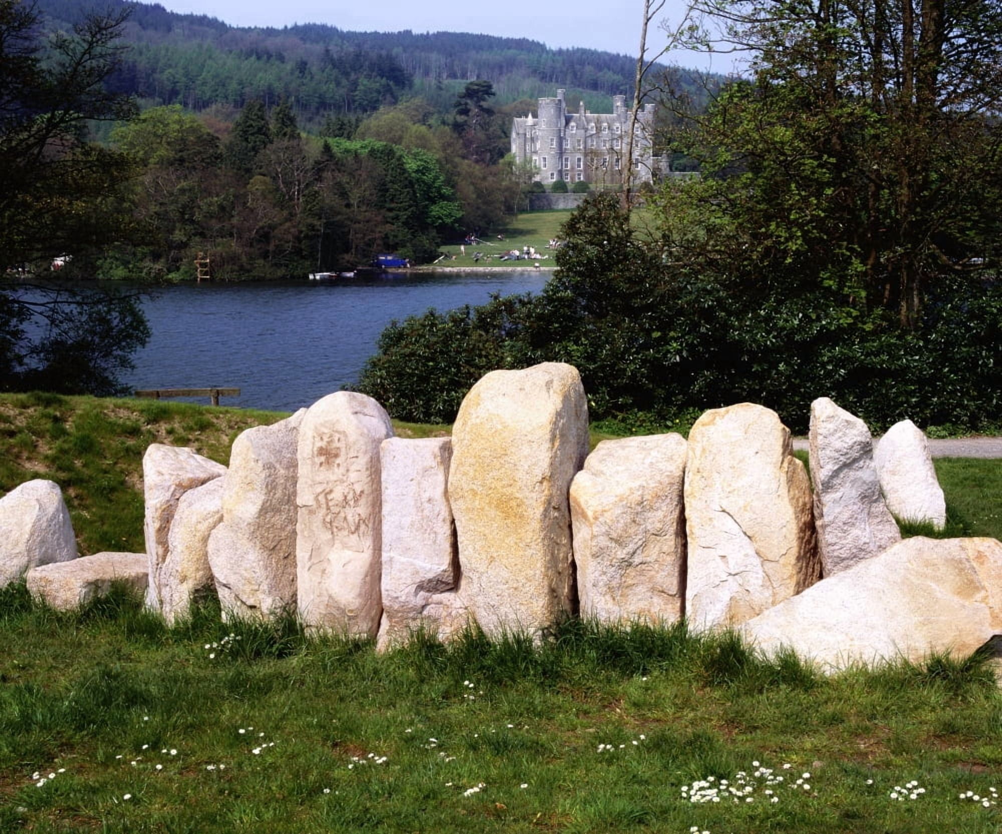 Castlewellan Castle Castlewellan Co Down Ireland Canvas Art - The Irish Image Collection Design Pics (34 x 28)