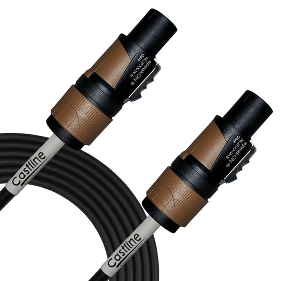 Castline Gold 2 Pole Neutrik SpeakON Speaker Cable Mogami 3082 (2 Ft)