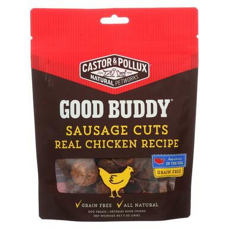 Castor And Pollux Good Buddy Sausage Cuts Real Chicken Recipe Case Of 6 5 Oz.