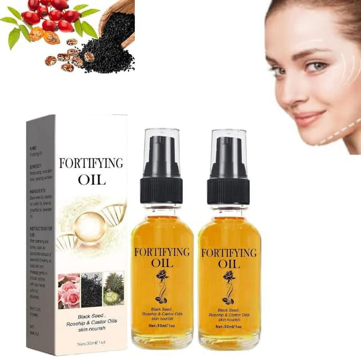 Lalena Organic Rosehip, Black Seed, and Castor Oil Facial Essence Natural Skincare for