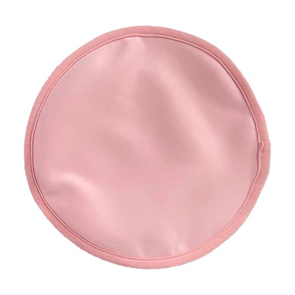 Castor Oil Breast Pads Reusable Anti Oil Leak Castor Wrap for Women Pink