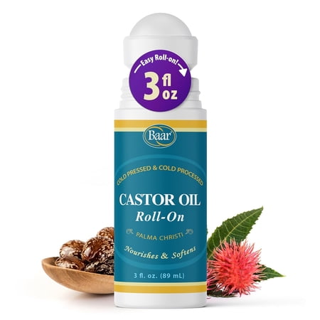 Castor Oil Roll-On, 3 oz