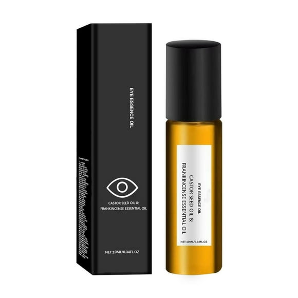 Castor Oil and Frankincense, Rollerball for Eyes, Bags Under Eyes, Castor Oil,Brown One Size